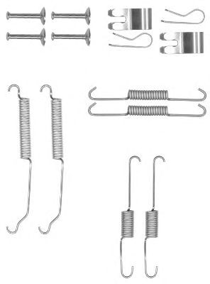 HELLA PAGID 8dz355201031 -  Комплектующие, тормозная колодка